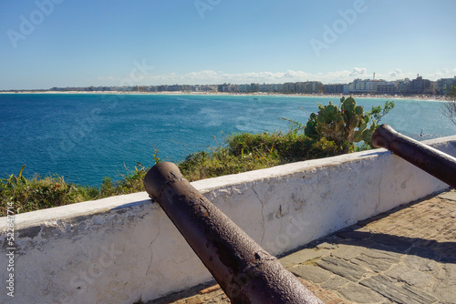 old cannons at Fort of Sao Mateus in Cabo Frio, Rio de Janeiro, Brazil
