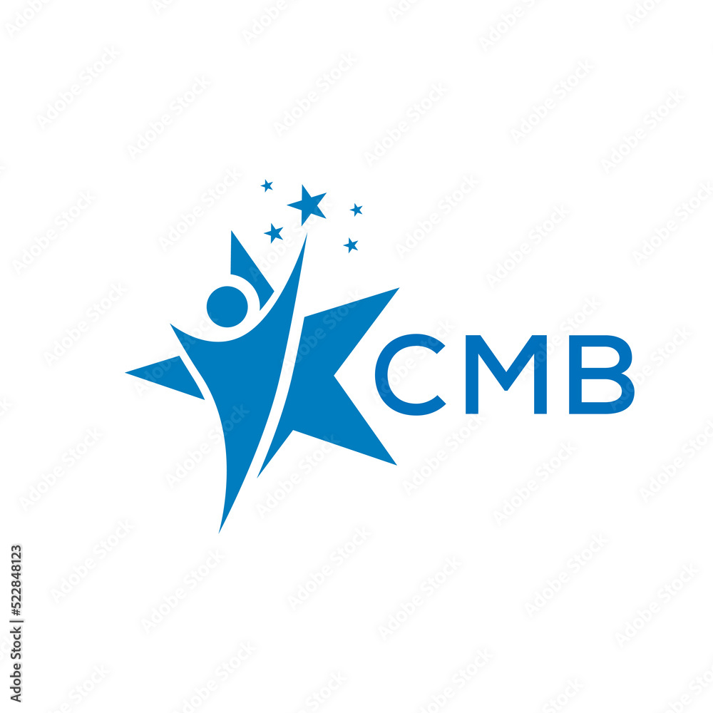 CMB Letter logo white background .CMB Business finance logo design ...