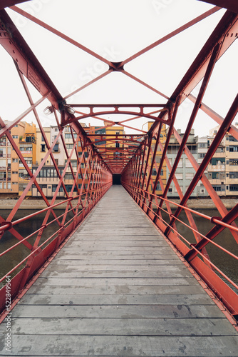 Puente de les Peixateries, Girona, Cataluña