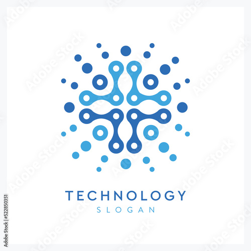 medical technology inspiration logo for business company
