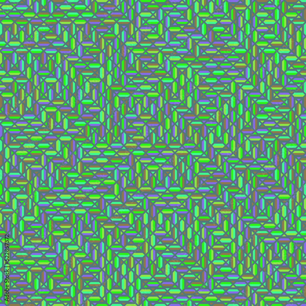 Color Rhombus tile tessellation pattern illustration Color Rhombus tile tessellation pattern illustration