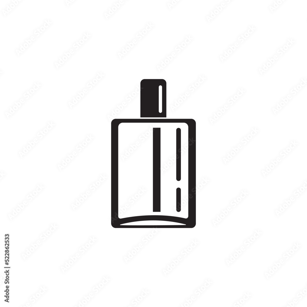 perfume bottle icon logo vector design template perfume bottle icon logo vector design template