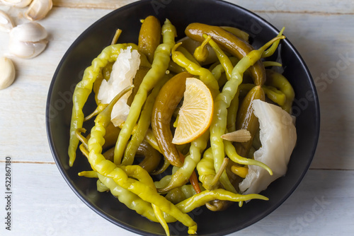 Assorted pickled vegetables...