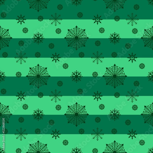 Winter seamless snowflakes and stripes pattern for wrapping paper and clothes print and kids and Christmas gifts