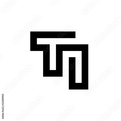 Letter TI monogram logo template