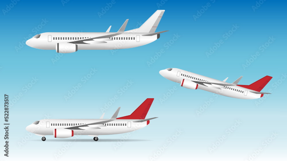 National Aviation Day. Aviation day in United States August 19. Aviation illustration  can use  for banner, poster, greeting card or background. Vector illustration. 

