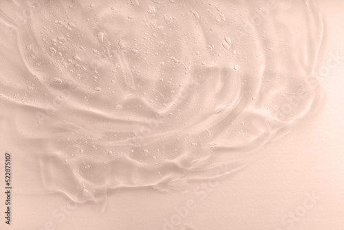 Skincare lotion face serum swatch. Gel smudge. Cosmetic cream transparent liquid gel.