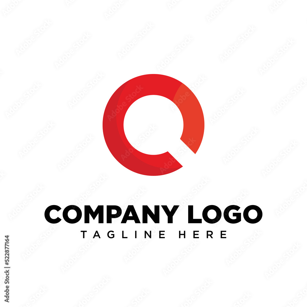 Logo design letter Q, suitable for company, community, personal logos, brand logos