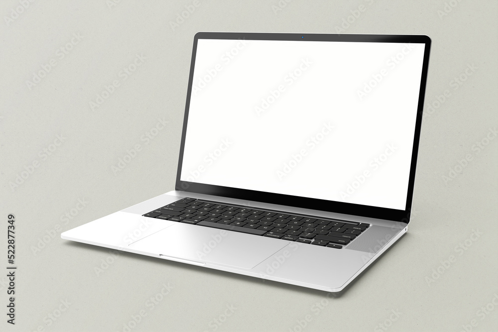 Laptop Screen Blank Mockup Laptop Screen Blank Mockup