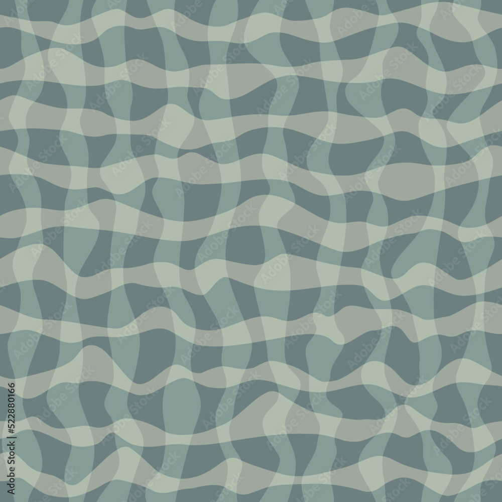Grid seamless pattern with camo wave stripes. Hand drawn repeat background with masking lines. Checked doodle for fabric, wrapping, invitations, card, scrapbooking or wallpaper. Grid seamless pattern with camo wave stripes. Hand drawn repeat background with masking lines. Checked doodle for fabric, wrapping, invitations, card, scrapbooking or wallpaper.