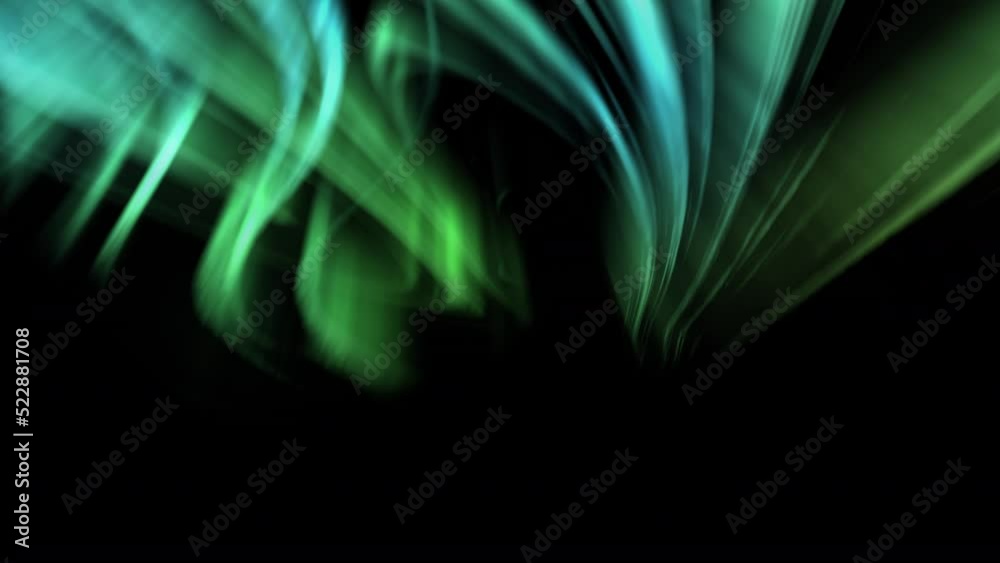 Aurora Glowing Green Loop