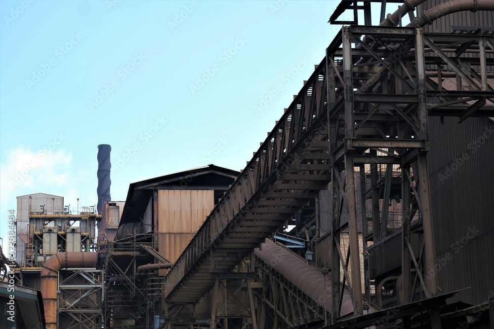 Nickel factory exterior at PT Vale Indonesia Nickel factory exterior at PT Vale Indonesia