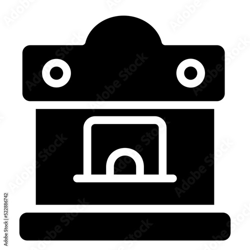 locket glyph icon