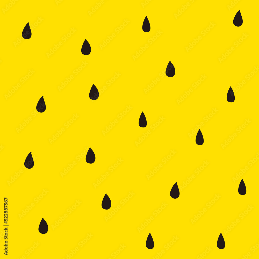 Fototapeta premium 黄スイカパターン