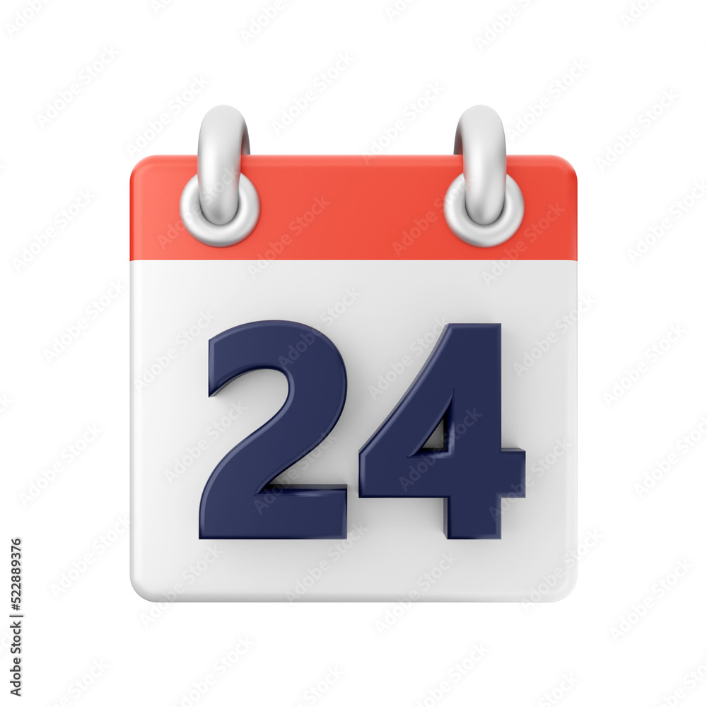 Calendar date day even 3d icon illuatration Calendar date day even 3d icon illuatration