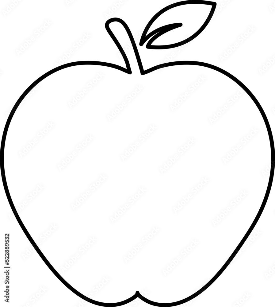 apple icon, vector on white background editable on white background..eps apple icon, vector on white background editable on white background..eps