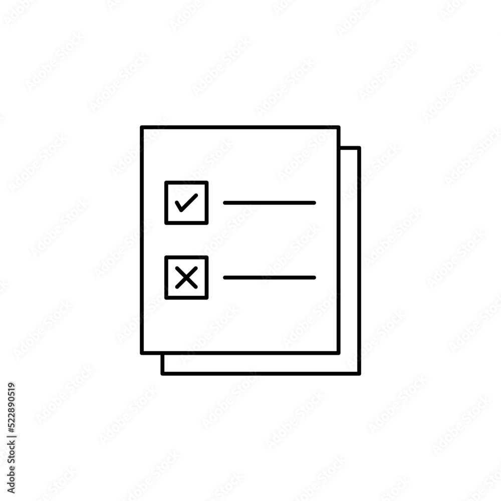 Notes, Notepad, Notebook, Memo, Diary Thin Line Icon Vector Illustration Logo Template. Suitable For Many Purposes. Notes, Notepad, Notebook, Memo, Diary Thin Line Icon Vector Illustration Logo Template. Suitable For Many Purposes.