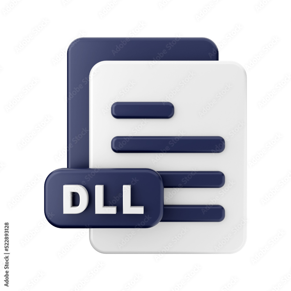folder and file 3d icon illustration