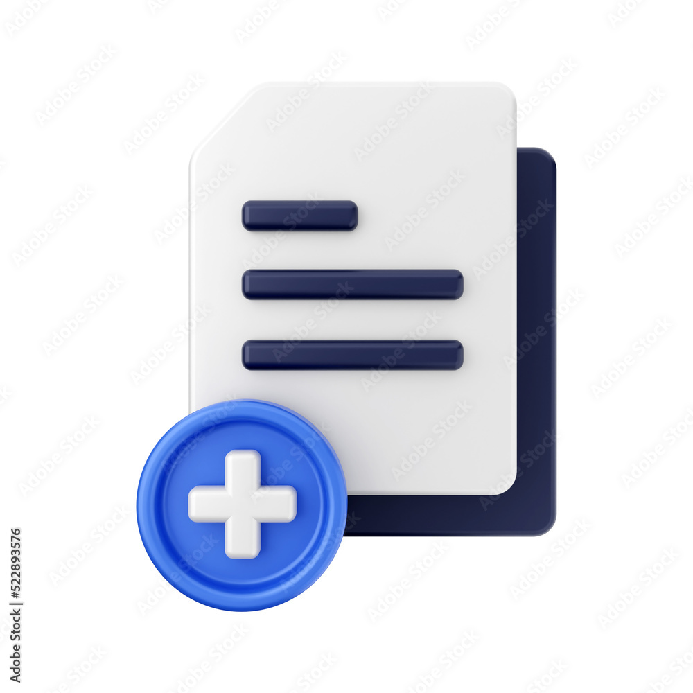 folder and file 3d icon illustration folder and file 3d icon illustration