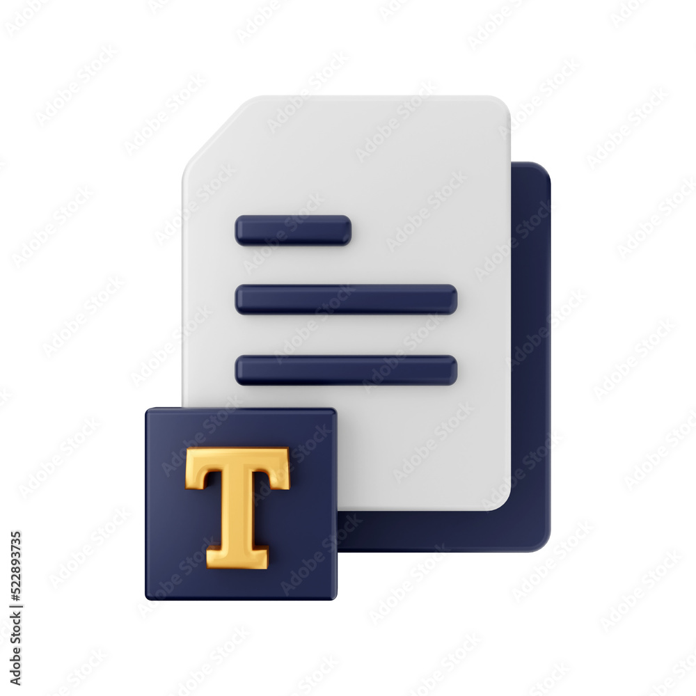 folder and file 3d icon illustration folder and file 3d icon illustration