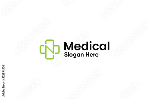 Medical clinic pharmaceutical logo design