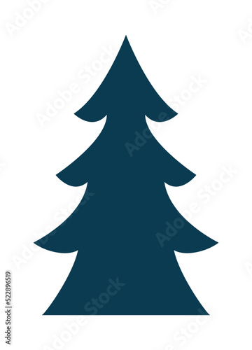 pine tree plant silhouette