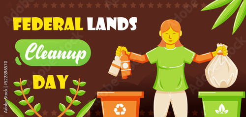 Federal Lands Cleanup Day, separation of organic and non-organic waste