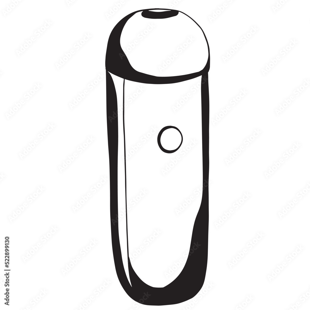 Hand-drawn vape clipart. Doodle illustration of an electronic cigarette. Stippling vapor Hand-drawn vape clipart. Doodle illustration of an electronic cigarette. Stippling vapor
