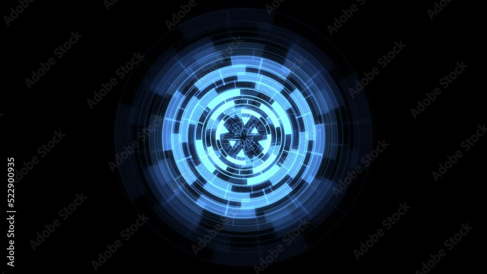 Circle Triangle VJ Loop Blue Ripple S Animation Background Circle Triangle VJ Loop Blue Ripple S Animation Background