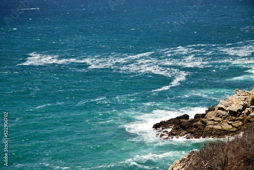 waves and rocks