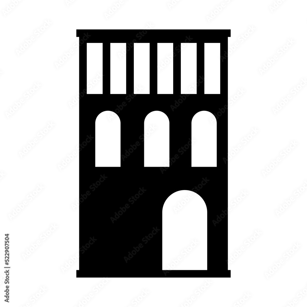 Building icon. Abstract architectural sign and symbol. Building icon. Abstract architectural sign and symbol.