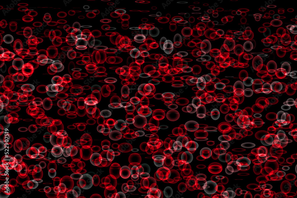 赤　ドット　粒　パーティクル　カラー　CG　背景　壁紙