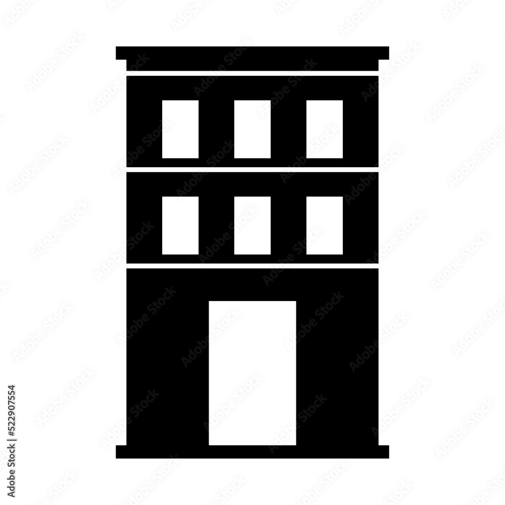 Building icon. Abstract architectural sign and symbol. Building icon. Abstract architectural sign and symbol.
