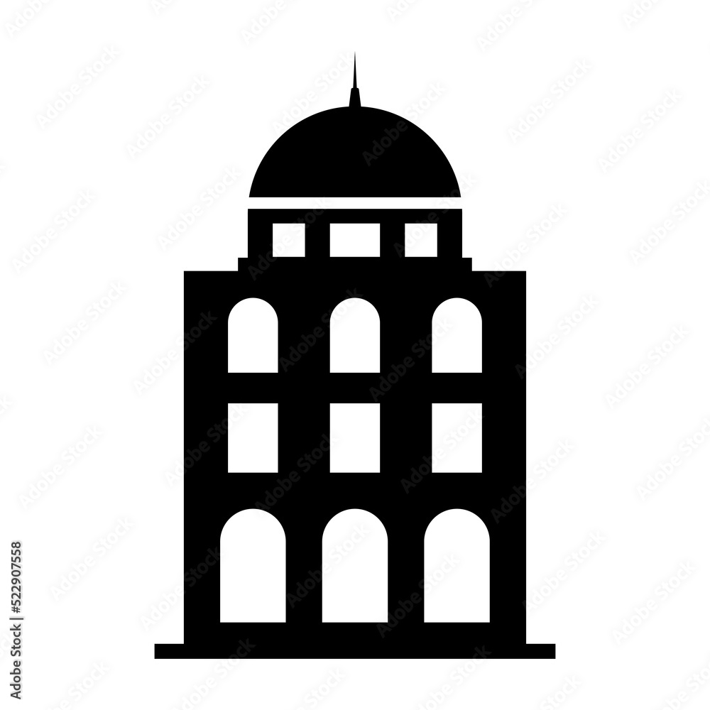Building icon. Abstract architectural sign and symbol. Stock ...