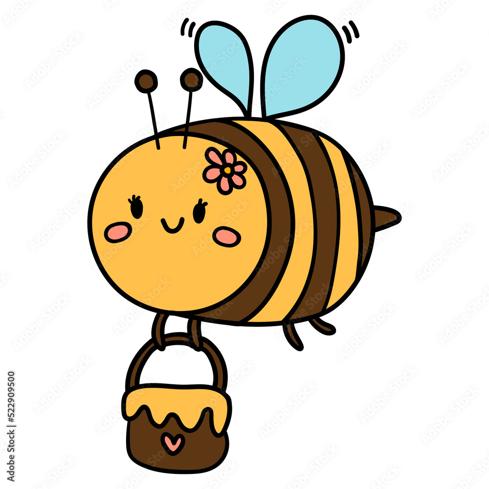 Obraz premium cute bee