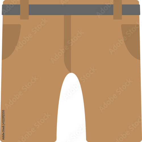 Short Pant Flat Icon 