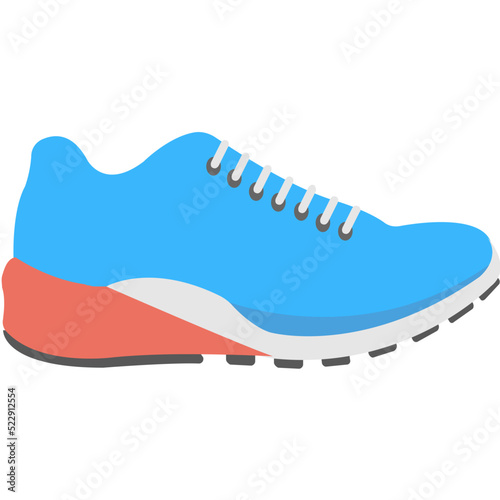 Soccer Shoe Flat Icon 