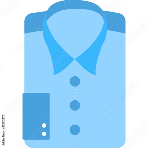 Dress Shirt Flat Icon 