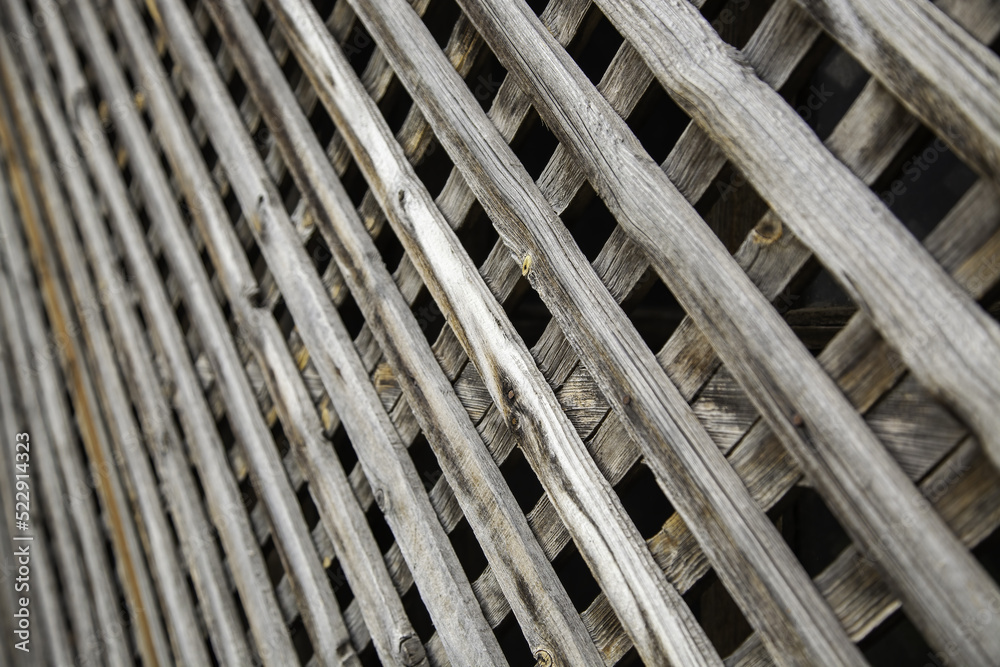 Wooden grid background Wooden grid background