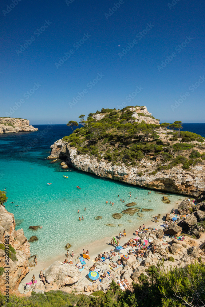 cala de Es Moro, Santaniy, Mallorca, balearic islands, spain, europe