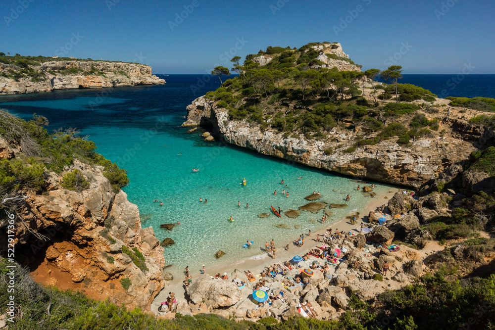 cala de Es Moro, Santaniy, Mallorca, balearic islands, spain, europe