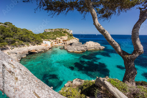 Cala s'Almunia, Santanyi, Mallorca, balearic islands, spain, europe photo