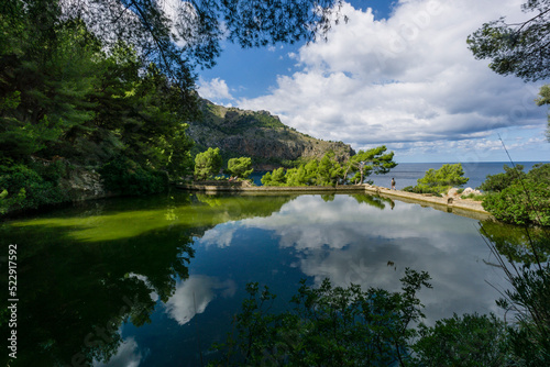 estanque de Sa Costera  Soller  parque natural sierra de Tramuntana  Mallorca  spain  europe