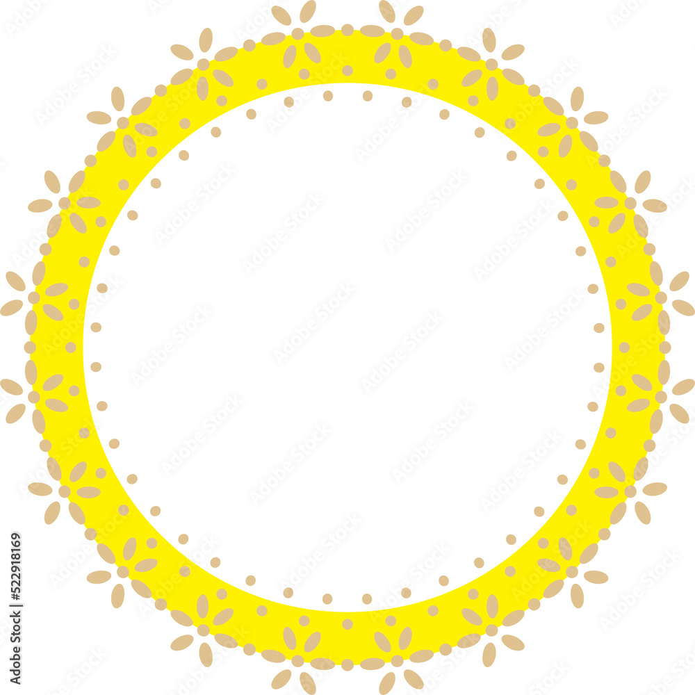 4 cute lace border round labels 4 cute lace border round labels