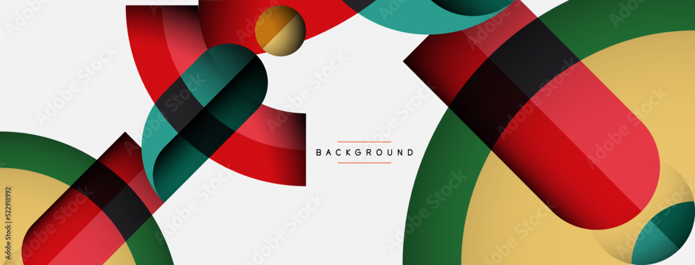 Trendy shapes, color minimal design composition, lines and shadows for wallpaper banner background or landing page Trendy shapes, color minimal design composition, lines and shadows for wallpaper banner background or landing page