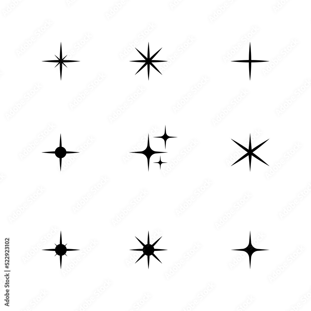 vector illustration of a star for an icon or symbol. star silhouette. star logo vector illustration of a star for an icon or symbol. star silhouette. star logo