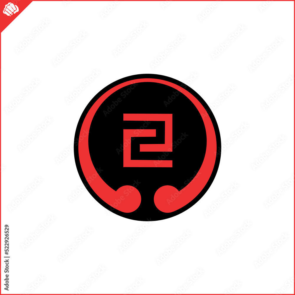 Emblem, symbol martial arts. GOJU RYU KARATE Emblem, symbol martial arts. GOJU RYU KARATE