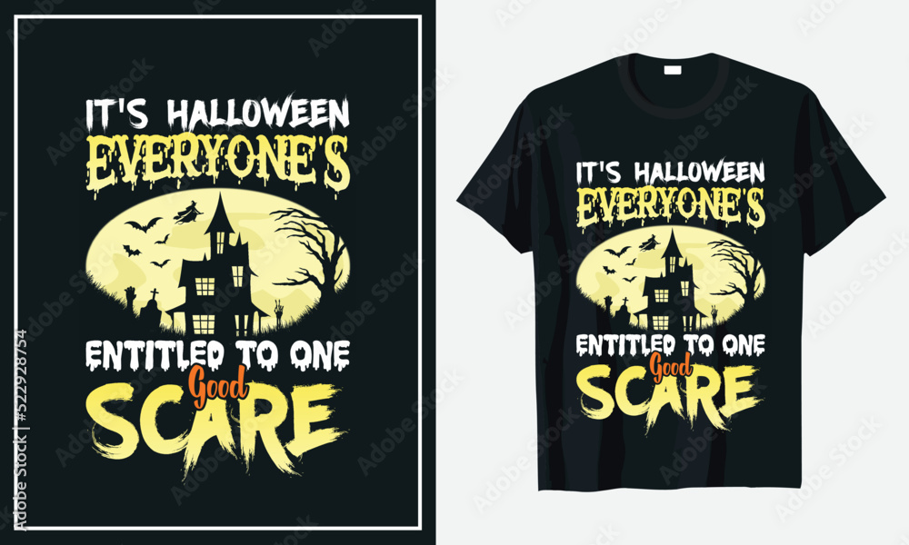 Halloween t-shirt design vector