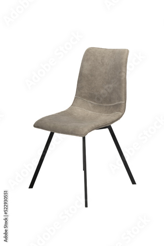 A nice image of a chair isolated in a unique background. White background. Office supply. 