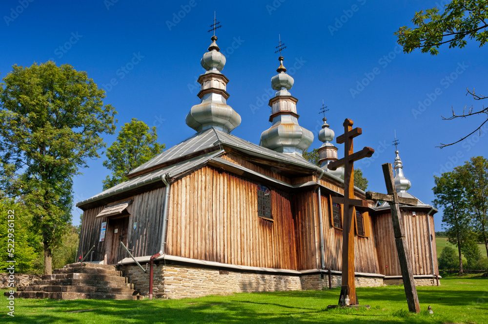 Orthodox Church of St. Michael the Archangel. Turzansk, Subcarpathian Voivodeship, Poland.
